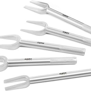Orion Motor Tech 5-Piece Pickle Fork Tool Set, Ball Joint Separator Pitman Arm Separator and Tie Rod Removal Tool Kit for Separating Ball Joints Tie Rods and Pitman Arms